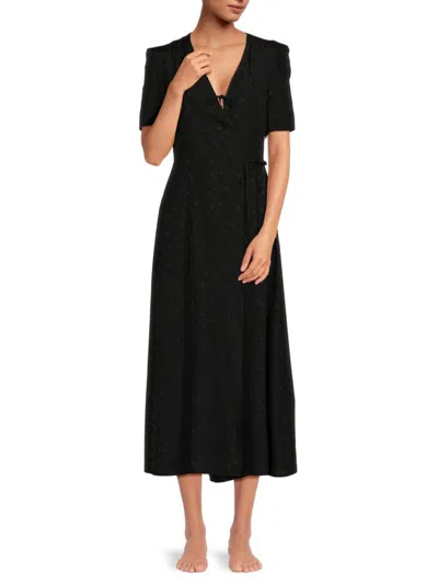 Sleeper Lola Midi Dress In Black