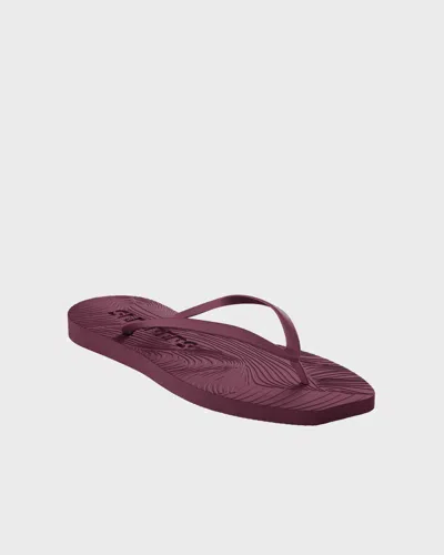Sleepers Flip-flops Tapered In Burgundy