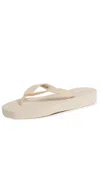 Sleepers Flip-flops Tapered Platform In White