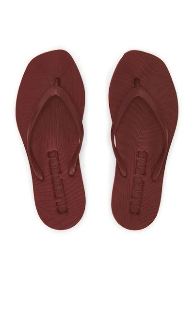 Sleepers Tapered Flip Flop In Animal Print