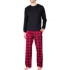 Sleephero Long Sleeve Pajama T-shirt & Pants Set In Multi