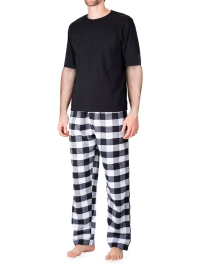 Sleephero Men's 2-piece Pajama Set In Black