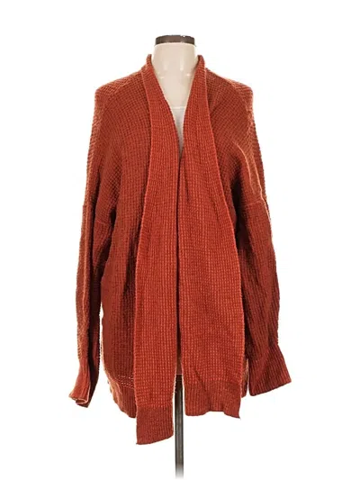 Pre-owned Sleeping On Snow Cardigan Sweater In Orange