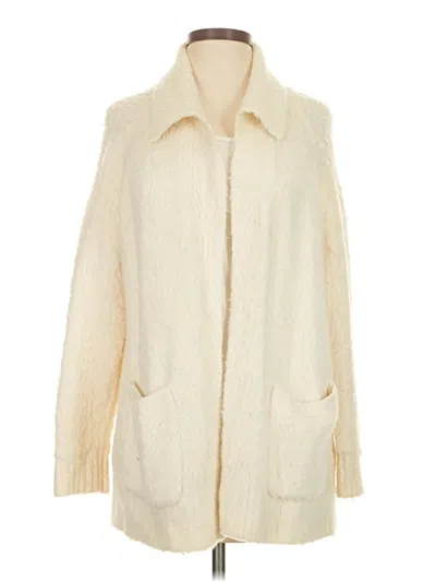 Pre-owned Sleeping On Snow Cardigan Sweater In White