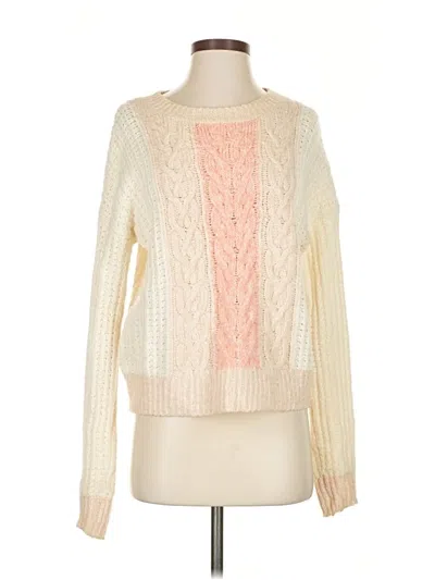 Pre-owned Sleeping On Snow Pullover Sweater In White