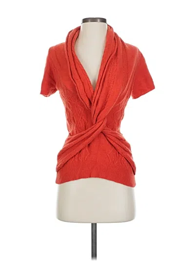 Pre-owned Sleeping On Snow Short Sleeve Turtleneck In Red