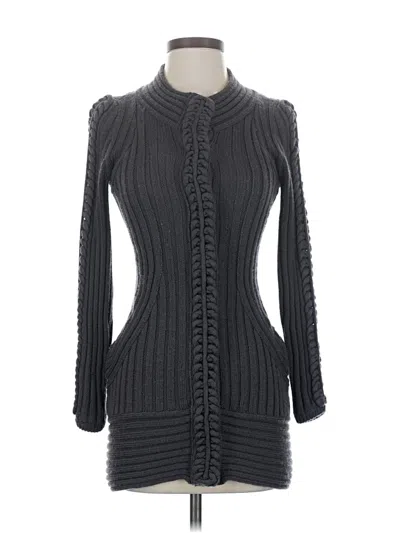 Pre-owned Sleeping On Snow Wool Cardigan Sweater In Gray