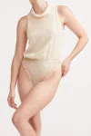 Sleeping With Jacques Bianca Bodysuit In Sand In Multi