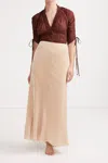 Sleeping With Jacques Bianca Skirt In Sand In Multi