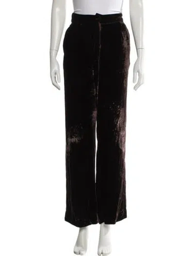 Pre-owned Sleeping With Jacques Silk Pajamas In Black