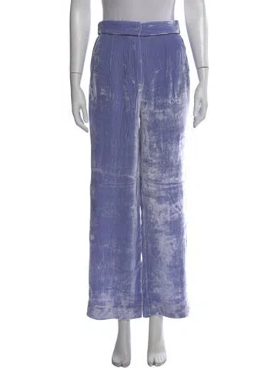 Pre-owned Sleeping With Jacques Wide Leg Pants W/ Tags In Purple