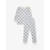 Sleepy Doe Classic Long-sleeve Organic-cotton Pyjama Set 1-9 Y In Patchwork