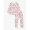 Sleepy Doe Graphic-print Cotton-jersey Pyjama Set 1-11 Y In Bows
