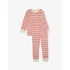 Sleepy Doe Classic Stripe-print Cotton Pyjamas 1-13 Years Red & Oatmeal Breton