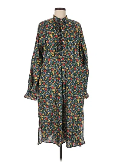 Pre-owned Sleepy Jones Casual Dress In Green