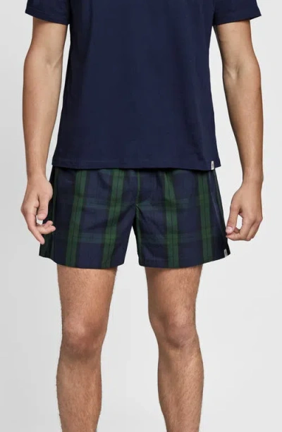 Sleepy Jones Gus Boxer In Blue