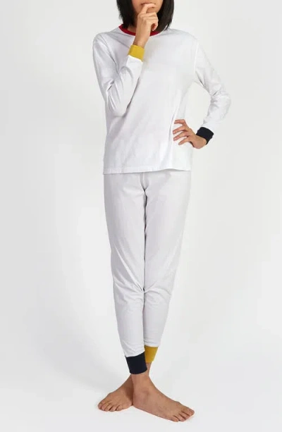 Sleepy Jones Helen Lounge Set In White