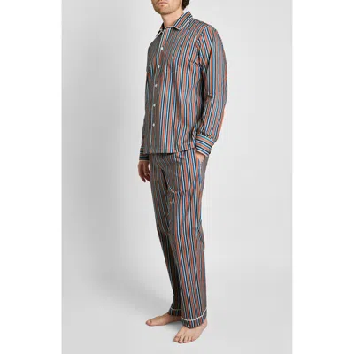 Sleepy Jones Henry Pajama Set In Gray