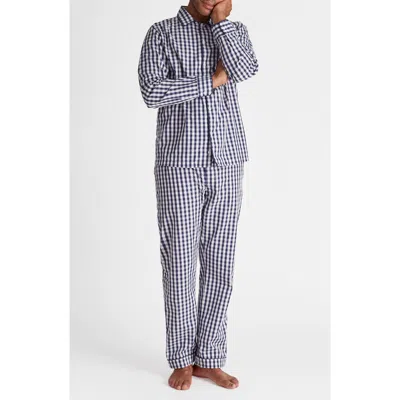 Sleepy Jones Henry Pajama Set In Blue