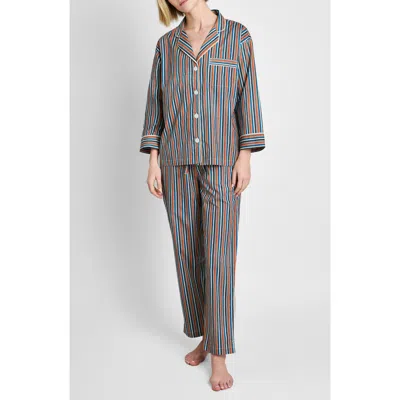 Sleepy Jones Marina Pajama Set In Gray