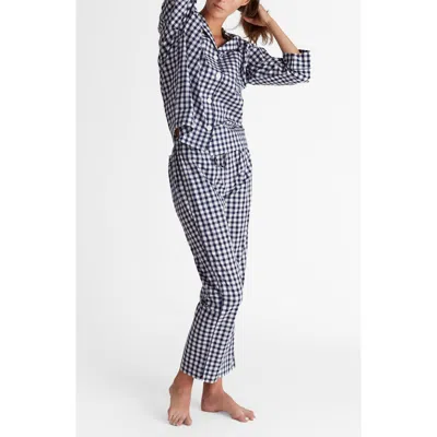 Sleepy Jones Marina Pajama Set In Black