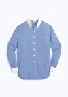 Sleepy Jones Penn Shirt Unisex In Bengal Blue Stripe In Multi