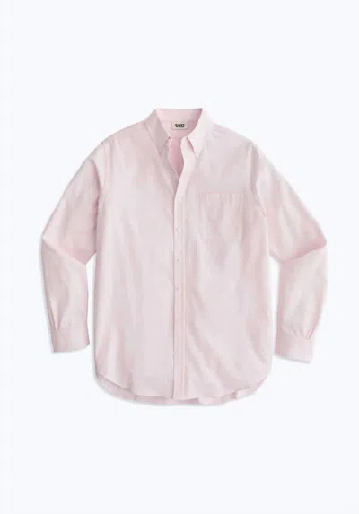 Sleepy Jones Penn Shirt Unisex In Pink