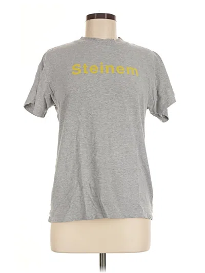 Pre-owned Sleepy Jones Short Sleeve T-shirt In Gray