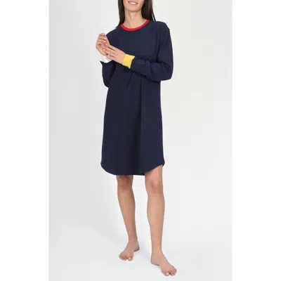 Sleepy Jones Twyla T-shirt Dress In Blue