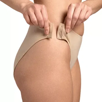 Slick Chicks Adaptive High Cut Brief Panty In Brown