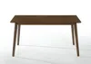 Slickblue Rectangular Solid Wood Dining Table &#x2013; Family Size, Heirloom Quality