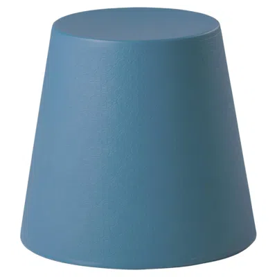 Pre-owned Slide Design Ali Baba Stool In Powder Blue By Giò Colonna Romano