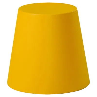 Pre-owned Slide Design Ali Baba Stool In Saffron Yellow By Giò Colonna Romano
