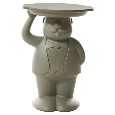 Pre-owned Slide Design Ambrogio Servant Table In Dove Gray By Favaretto & Partners