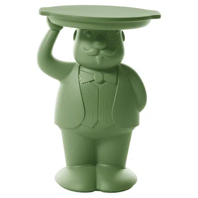 Pre-owned Slide Design Ambrogio Servant Table In Malva Green By Favaretto & Partners