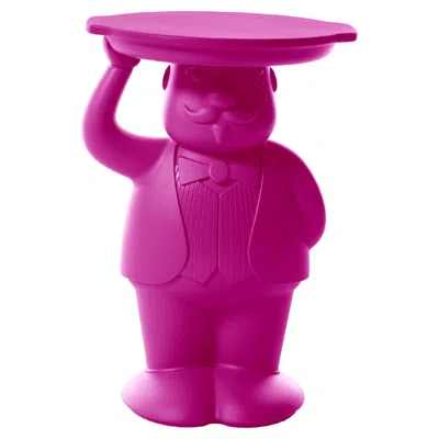 Pre-owned Slide Design Ambrogio Servant Table In Sweet Fuchsia By Favaretto & Partners In Purple