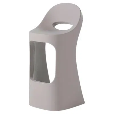 Pre-owned Slide Design Amélie Sit Up High Stool In Dove Gray By Italo Pertichini