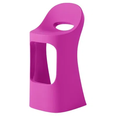 Pre-owned Slide Design Amélie Sit Up High Stool In Sweet Fuchsia By Italo Pertichini In Purple