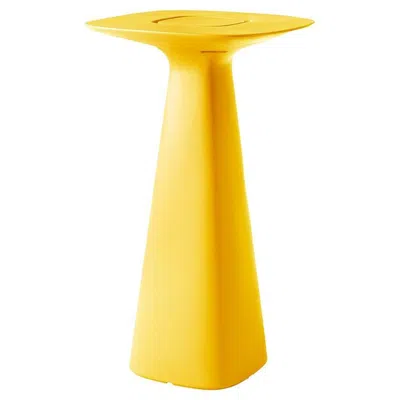 Pre-owned Slide Design Amélie Up Table In Saffron Yellow By Italo Pertichini