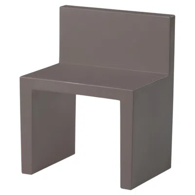 Pre-owned Slide Design Angolo Retto Kids Chair In Argil Gray By  Studio