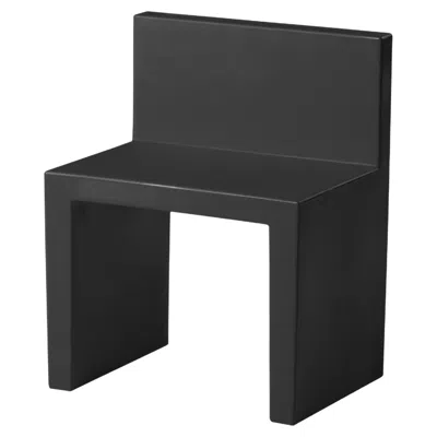 Pre-owned Slide Design Angolo Retto Kids Chair In Jet Black By  Studio