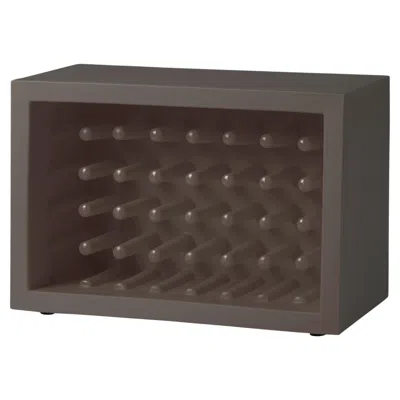 Pre-owned Slide Design Bachus Wine Rack In Chocolate Brown By Marcel Wanders