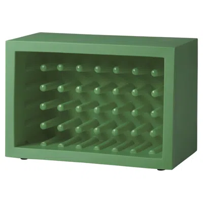 Pre-owned Slide Design Bachus Wine Rack In Malva Green By Marcel Wanders