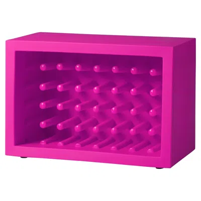 Pre-owned Slide Design Bachus Wine Rack In Sweet Fuchsia By Marcel Wanders In Purple