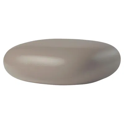 Pre-owned Slide Design Chubby Low Pouf In Dove Gray By Marcel Wanders