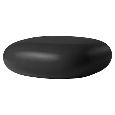 Pre-owned Slide Design Chubby Low Pouf In Jet Black By Marcel Wanders