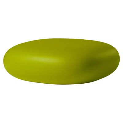 Pre-owned Slide Design Chubby Low Pouf In Lime Green By Marcel Wanders