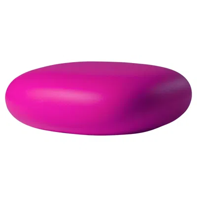 Pre-owned Slide Design Chubby Low Pouf In Sweet Fuchsia By Marcel Wanders In Purple