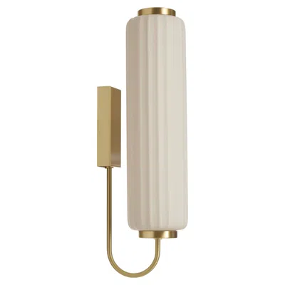Pre-owned Slide Design Cordiale Applique 4000k Led Wall Lamp In Light Vanilla In Sand