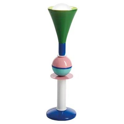 Pre-owned Slide Design Small Carmen 3000k Led Table Lamp In Multicolor, Giò Colonna Romano In Blue